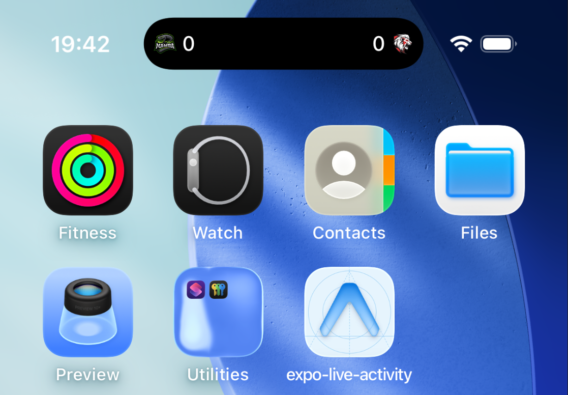 Live Activity Dynamic Island Screenshot