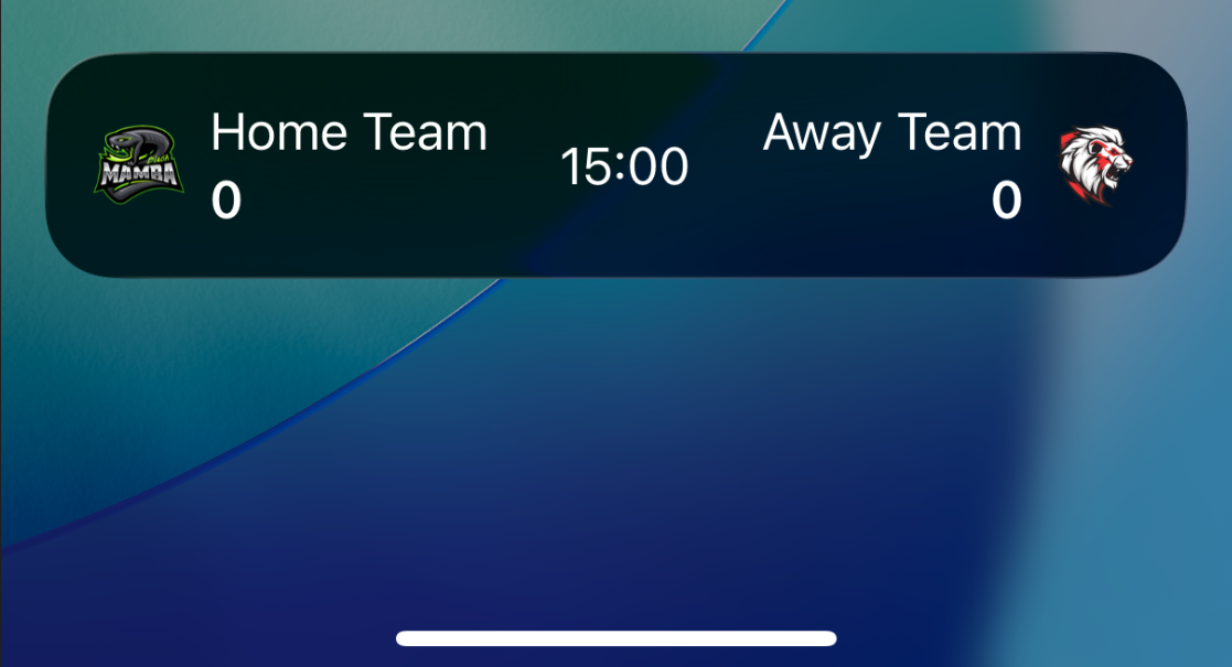 Live Activity Notification Screenshot